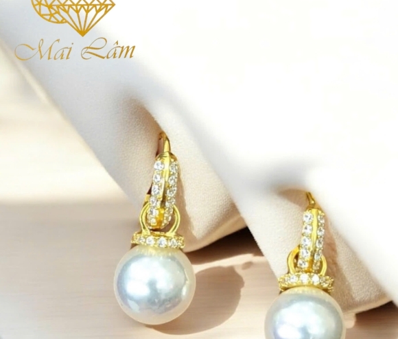 Bông Tai Khoen Hột Bẹt 