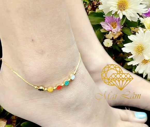 Lắc Chân Cong Khế Mặt Cười Đủ Màu