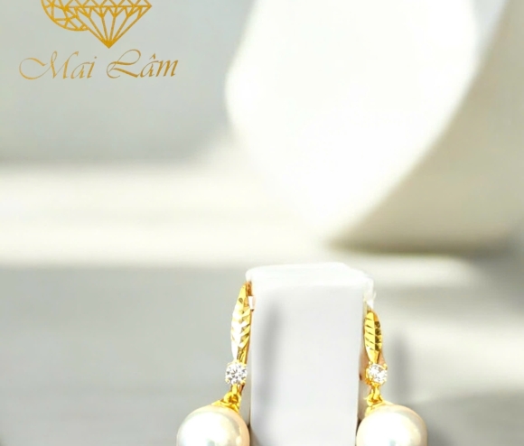 Bông Tai Bật Hột Bẹt 