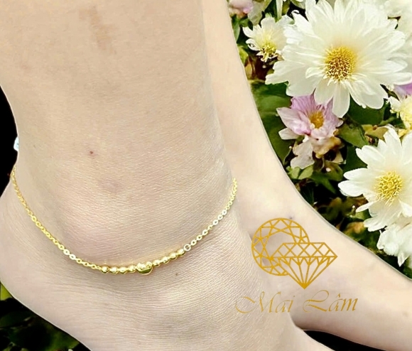 Lắc Chân Cong Khế Bi Trái Tim 