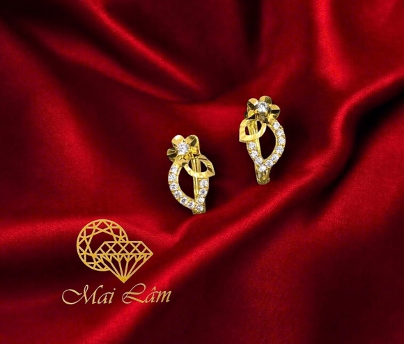 Bông Bật Hoa Lượn Hột Tấm