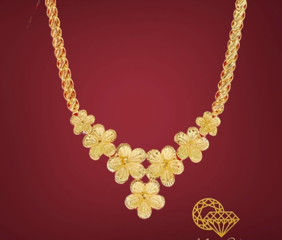 Đồ Cưới - Dây Chuyền Hoa Mai