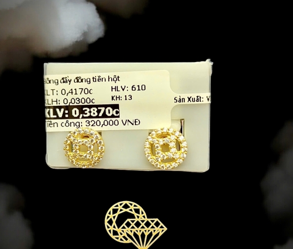 Bông Đẩy Đồng Tiền Hột Tấm