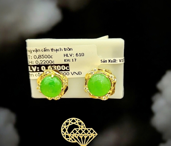 Bông Vặn Cẩm Thạch Tròn