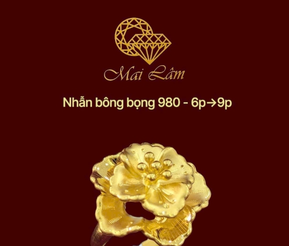 Nhẫn Bông 980 - Hoa 
