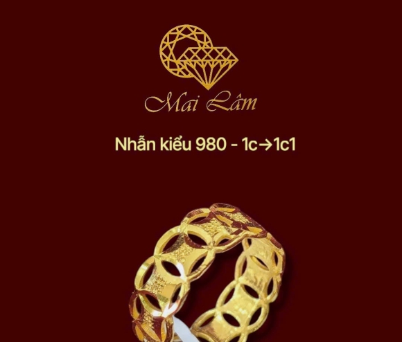 Nhẫn Bông 980 - Kim Tiền
