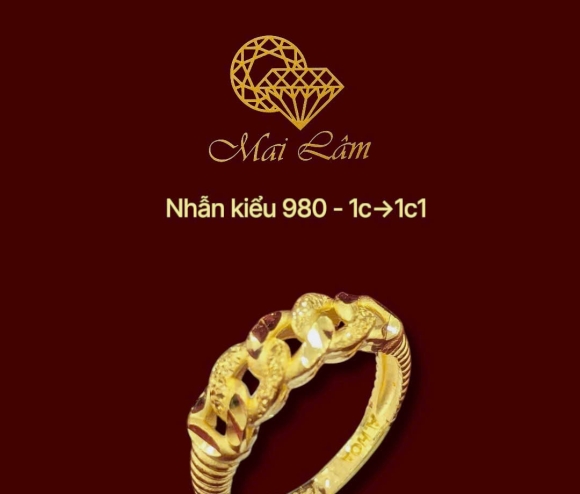 Nhẫn 980 - Khoen Lật
