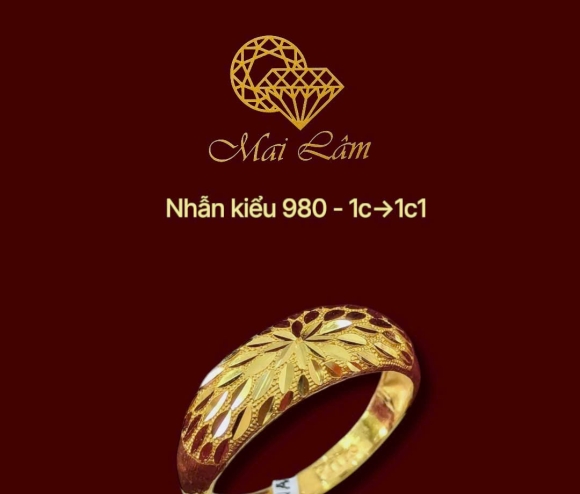 Nhẫn 980 - Mo Chạm
