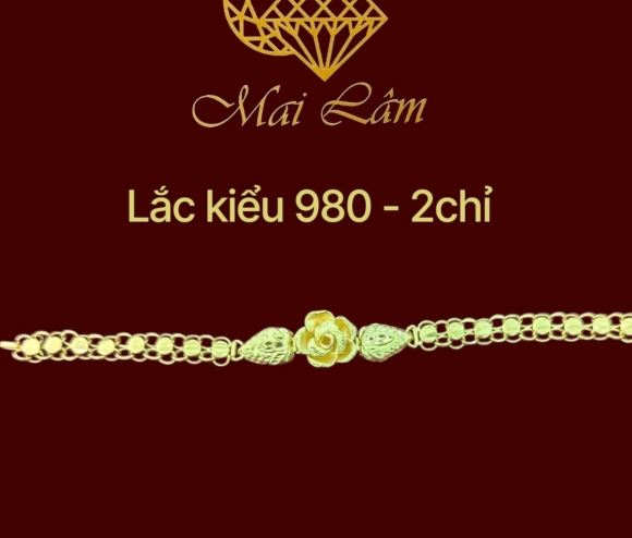 Lắc 980 - Hoa Hồng