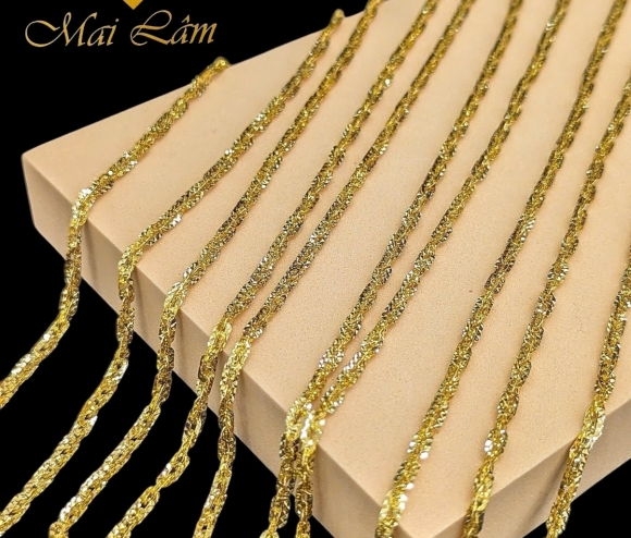 Dây Chuyền Xoắn Vuông