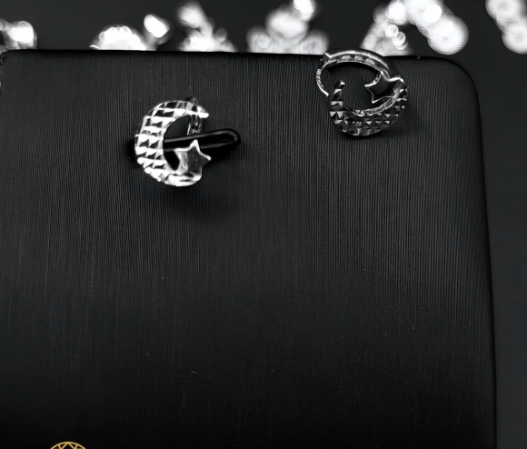 Bông 750 - Khoen Mặt Trăng Ngôi Sao