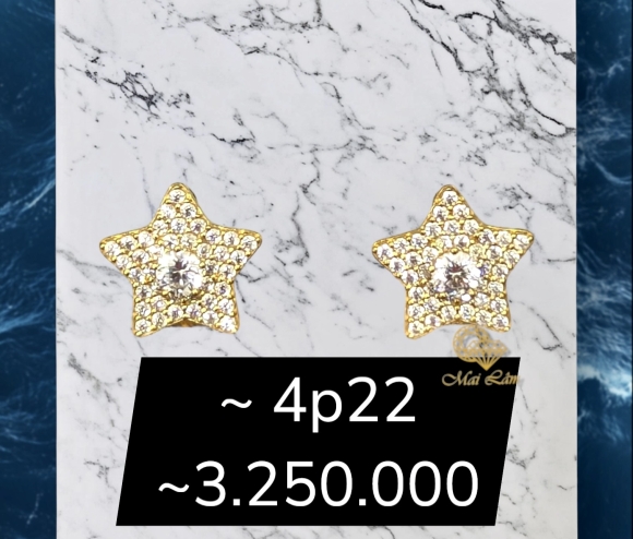 Bông Bật Ngôi Sao Hột Trắng