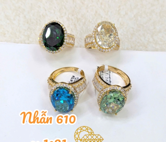 Nhẫn Nữ Hột Đá Nam Phi Hột Oval