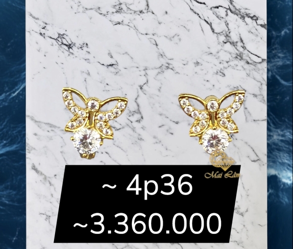 Bông Bật Cánh Bướm Hột Trắng