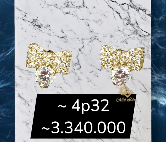 Bông Bật Nơ Hột Trắng