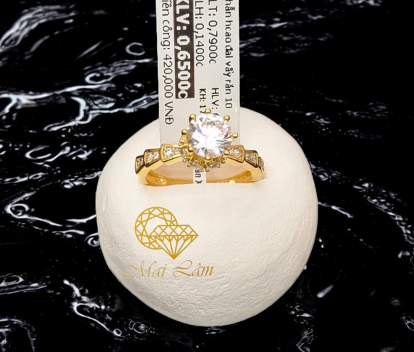 Nhẫn Hoa Cao Vẩy Rắn