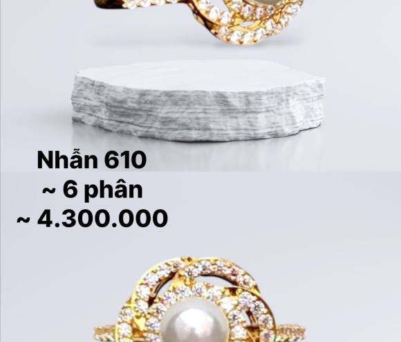 Nhẫn Hột Cao Hoa - 2