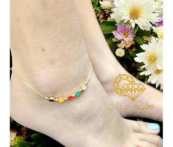 Lắc Chân Cong Khế Mặt Cười Đủ Màu
