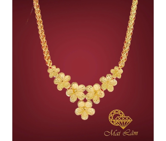 Đồ Cưới - Dây Chuyền Hoa Mai