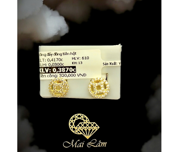 Bông Đẩy Đồng Tiền Hột Tấm