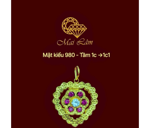 Mặt Kiểu Trái Tim Đồng Tiền