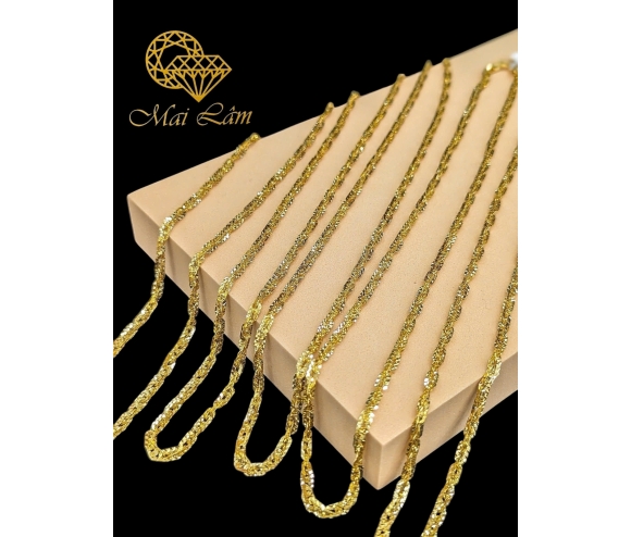 Dây Chuyền Xoắn Vuông