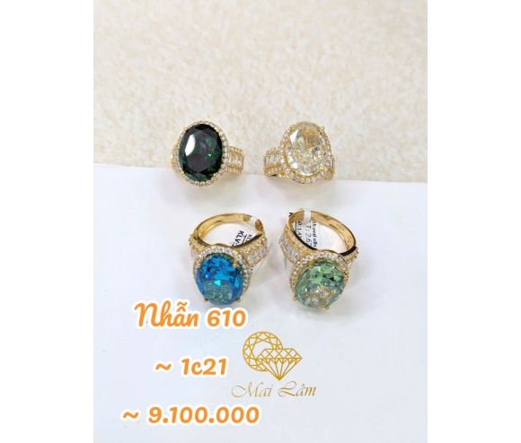 Nhẫn Nữ Hột Đá Nam Phi Hột Oval