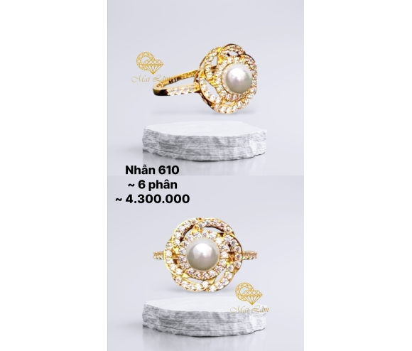 Nhẫn Hột Cao Hoa - 2