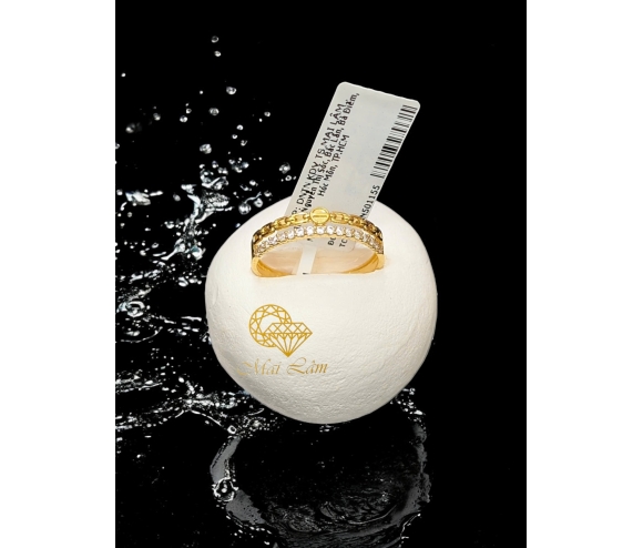 Nhẫn 2 Mẫu, 1 Hàng Tấm, 1 Xích 