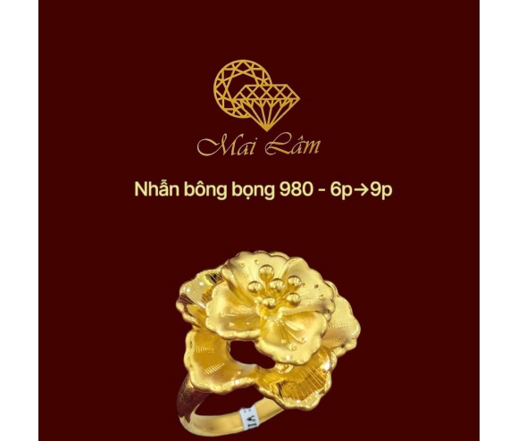 Nhẫn Bông Bọng 98- ML02