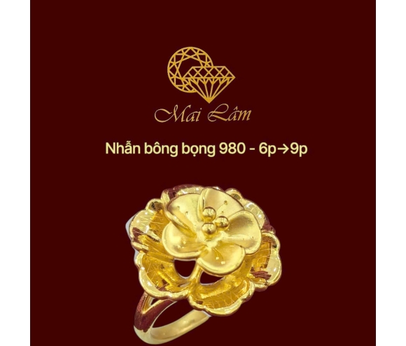 Nhẫn Bông Bọng 98- ML05