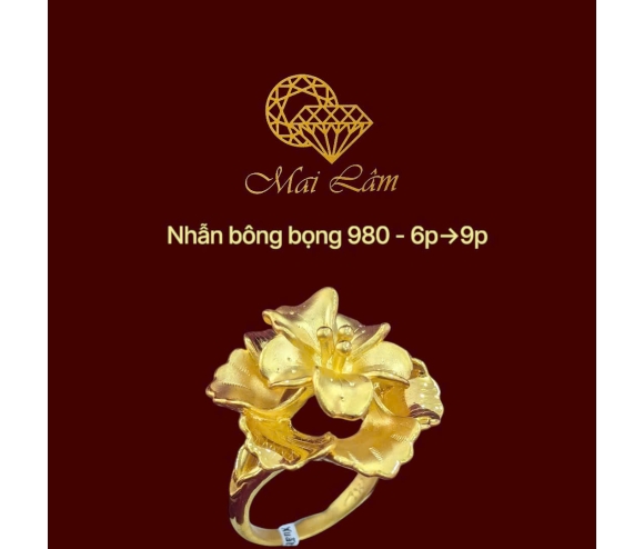 Nhẫn Bông Bọng 98- ML10